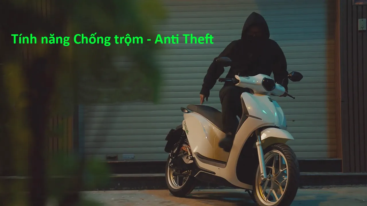 Tính năng Chống trộm (Anti-theft) trên xe máy điện Dat Bike Quantum S Series
